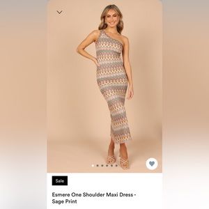 Petal & Pup One Shoulder Maxi Dress